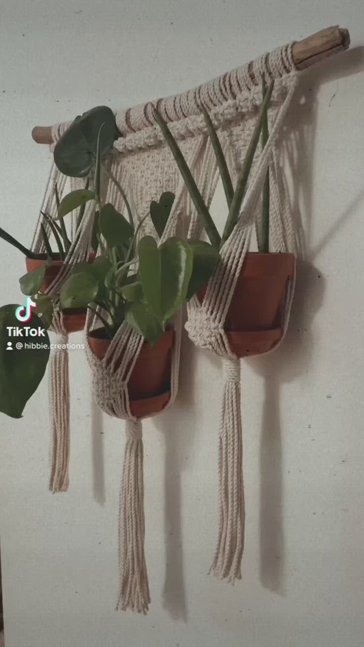 MURKOI~ triple wall hanging for plant