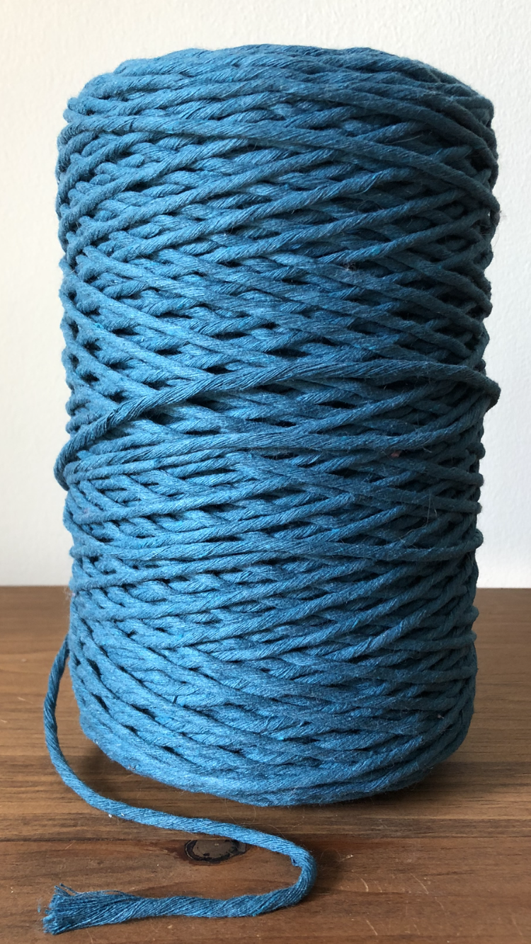 Colored single ropes 3mm 1kg