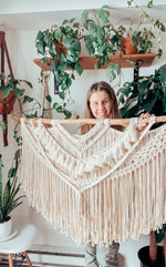 Load the image in the gallery,JASMALIE ~ wall macrame
