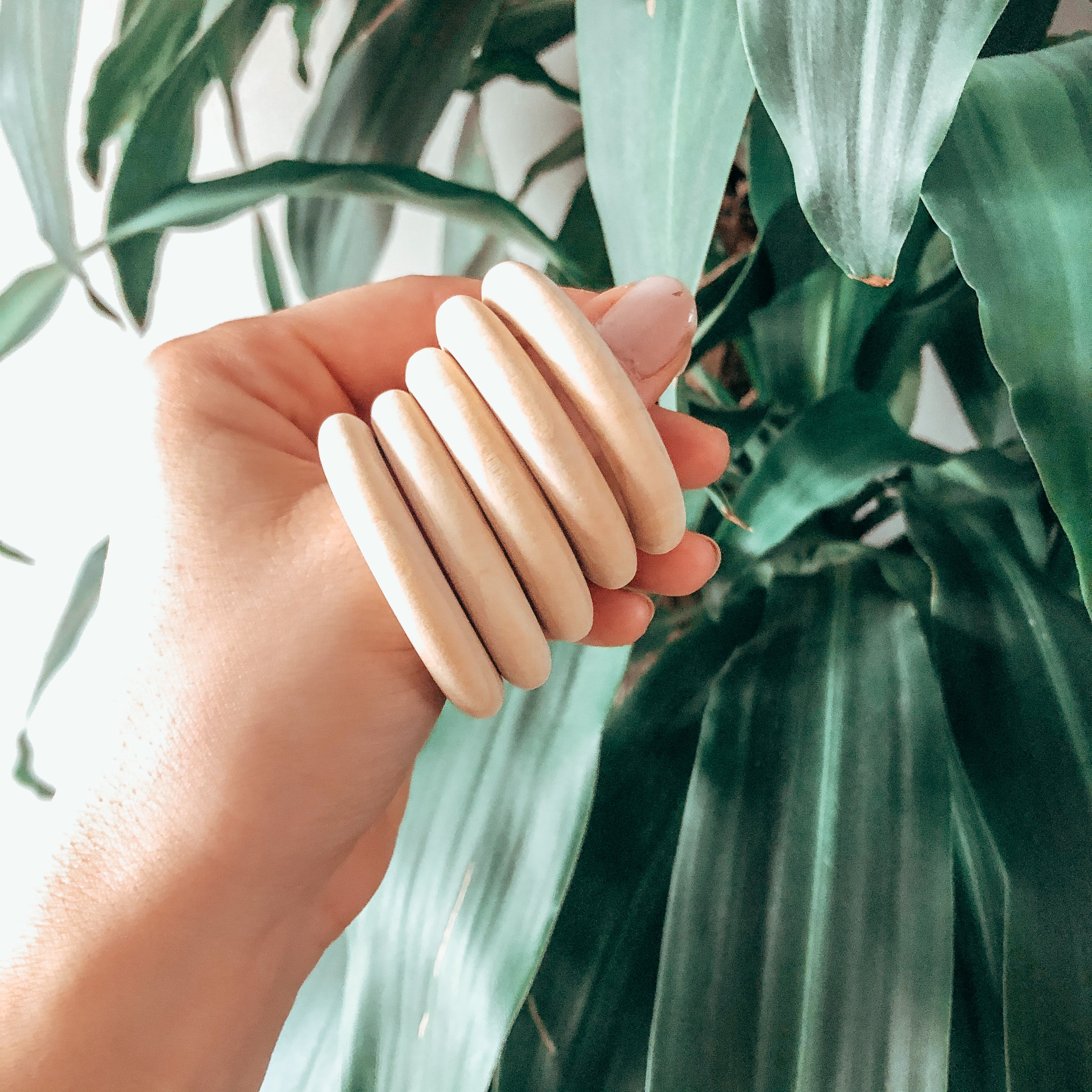 50mm wooden rings